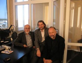 Письменники Юрій Винничук та Андрій Курков на Радіо Такт. 